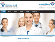 Tablet Screenshot of eurekahomehealthcare.com